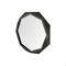 Homeroots 32 in. Octagon Black Wood Frame Wall Mirror 376441 - alternate 4